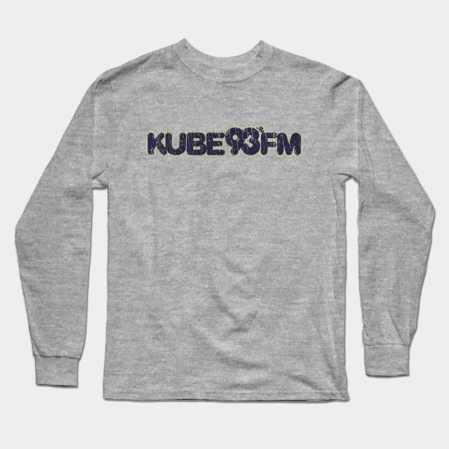 KUBE 93 FM 1982 Long Sleeve T-Shirt by JCD666